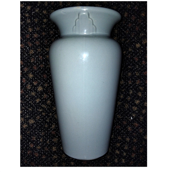 COOKSON POTTERY 10 1/2 INCH BLUE VASE - Picture 1 of 3